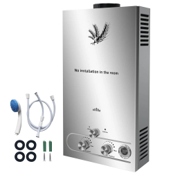 Calentador de agua VEVOR GLP: Kits de calderas portátiles de acero inoxidable