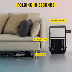 VEVOR Racing Steering Wheel Stand for G25/G27/G29 & More