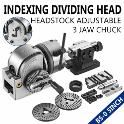 VEVOR 5-Inch Dividing Head for Milling Machines | Precise Indexing ...