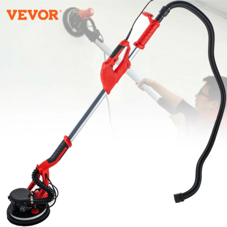 Elektrická bruska na sádrokarton VEVOR: Sada brusek na stěny a kotouče 750 W