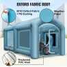 Cabina de pintura inflable VEVOR: cabina de pintura portátil para automóviles