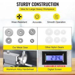 VEVOR Mini Metal Lathe Machine: Powerful & Precise Turning
