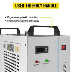 Enfriador de agua VEVOR para tubos láser de CO2 | Soluciones de refrigeración industrial