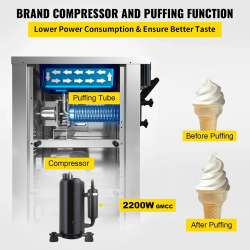 VEVOR Commercial Ice Cream Maker: Frozen Treats for Businesses