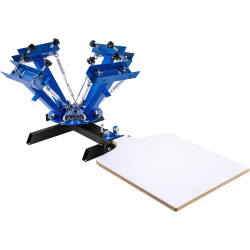VEVOR 4-Color Silk Screen Printing Machine for DIY Shirts