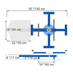 VEVOR 4-värinen silkkipainokone tee-se-itse-paitoihin