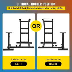 VEVOR Racing Simulator Stand for Logitech & Thrustmaster Wheels