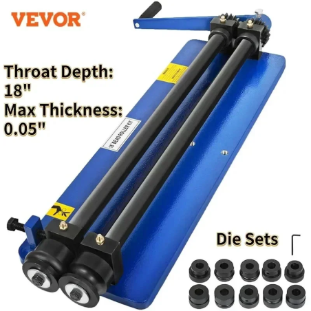 VEVOR Bead Roller Former : Machine d'emboutissage professionnelle pour les...