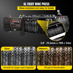 VEVOR 13500lb elektrische lier voor 4x4, ATV en vrachtwagens