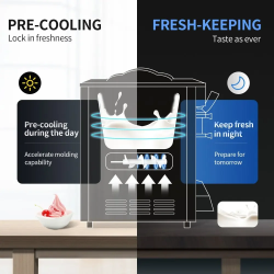 Komerční výrobník zmrzliny VEVOR – měkké servírování a velká kapacita