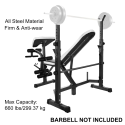 Banco de pesas multiestación VEVOR para gimnasios en casa