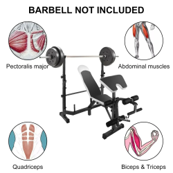 Banco de pesas multiestación VEVOR para gimnasios en casa