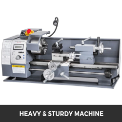 Mini torno de metal VEVOR: mecanizado de precisión para proyectos pequeños