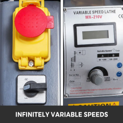 Mini torno de metal VEVOR: mecanizado de precisión para proyectos pequeños