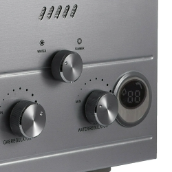 Aquecedor de água sem tanque VEVOR: Caldeira instantânea de GLP com visor LCD