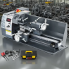 Mini torno de metal VEVOR para roscado y modelado de precisión