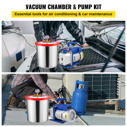 VEVOR 3CFM Vacuum Pump: Home & Auto Refrigeration