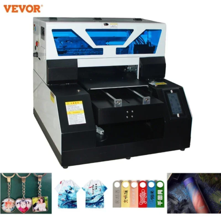 VEVOR A3 UV Flatbed Printer for Bottles & More