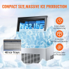 VEVOR Commercial Ice Maker: 60KG/Day Production