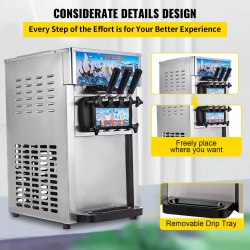 VEVOR Commercial Ice Cream & Yogurt Maker: Soft Serve Magic