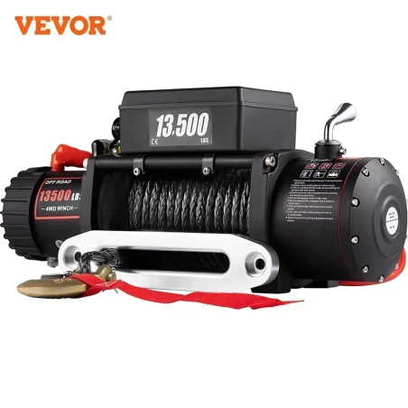 Cabrestante eléctrico VEVOR de 13500 libras: potente cabrestante de 12 V para todoterreno