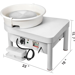 Roda de cerâmica elétrica VEVOR | Máquina de argila cerâmica de 25 cm