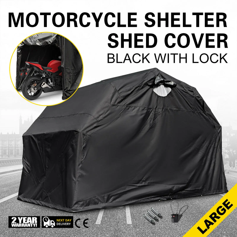 VEVOR Motorcycle Shelter: Heavy Duty & Secure Outdoor Storage