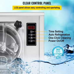 Máquina de Sorvete Comercial VEVOR 1400W - Grande Capacidade