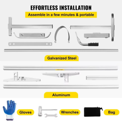 Aserradero portátil VEVOR: corte madera cuadrada y redonda fácilmente