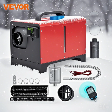 VEVOR 8KW Diesel Air Heater - Powerful Heating for RVs & Vehicles