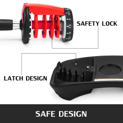 Halteres ajustáveis (24-40 kg): Construa músculos e força