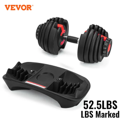 Conjunto de halteres ajustáveis (5 lbs-52,5 lbs) - VEVOR