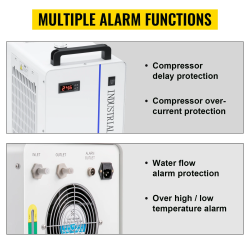 VEVOR CNC-waterkoeler voor CO2-lasergravering - CW-5200/CW-5000