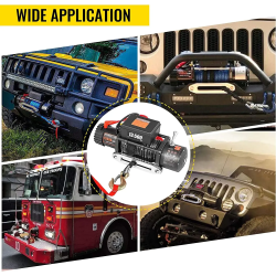 Cabrestante eléctrico VEVOR de 13500 libras para 4x4 y remolques