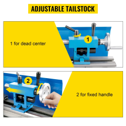 VEVOR Mini Metal Lathe Machine: Precision Turning & Drilling