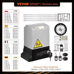 Abridor de portão automático VEVOR: acesso fácil e seguro