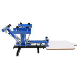 4-Color Silk Screen Printing Press for T-Shirt DIY Printing