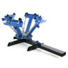 4-Color Silk Screen Printing Press for T-Shirt DIY Printing