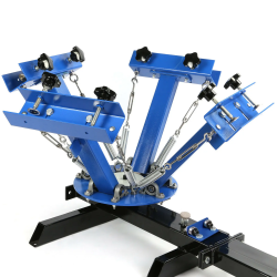 4-Color Silk Screen Printing Press for T-Shirt DIY Printing