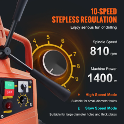 VEVOR Magnetic Drill Press: Powerful & Precise Drilling